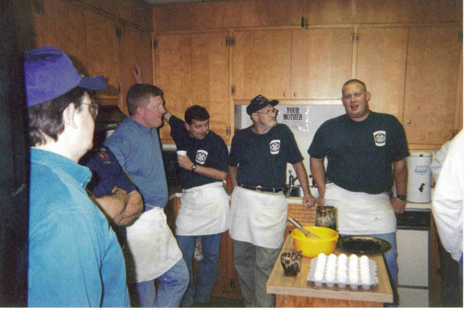 Preparing Christmas Breakfast 2003